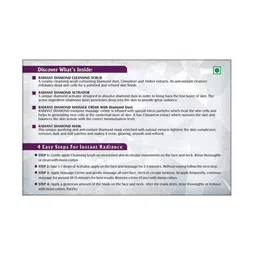 Lotus Herbals Set Of 2 Radiant Diamond Cellular Radiance Facial Kit- 37g Each image 2