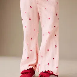 LULU & SKY Girls Printed Flared Easy Wash Trousers-picture-36