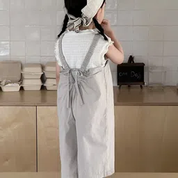 LULU & SKY Pure Cotton Dungarees With T-Shirt image 2