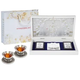 INTERNATIONAL GIFT Silver-Toned Religious Idol Showpiece image 1