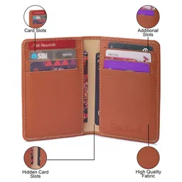 Geelark Men PU Two Fold Wallet image 3
