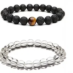 ARDLOR Set Of 2 Artificial Beaded Elasticated Bracelets-picture-18