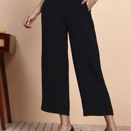 FITHUB Women Straight Fit High-Rise Pleated Trousers-picture-18
