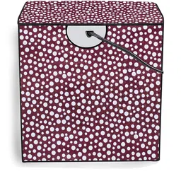 The Furnishing Tree Washing Machine Cover Polka dot Pattern Pink Compatible for Whirlpool 8.5 Kg Se image 3