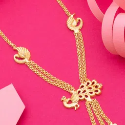 Ramdev Art Fashion Jwellery 22K Gold Plated Artificial Stones and Beads Mangalsutra image 2