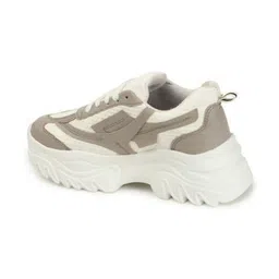 The Roadster Lifestyle Co Women Round Toe Lightweight Lace-Ups Sneakers image 5