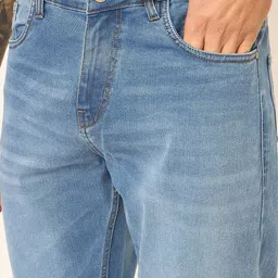 Mast & Harbour Men Jean Slim Fit Light Fade Stretchable Jeans image 4