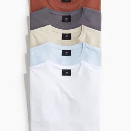 H&M 5-Pack Slim Fit T-Shirts-picture-38