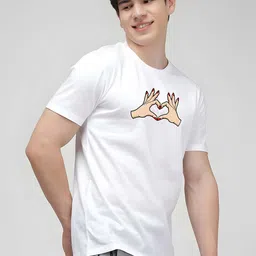 KAIDO Men Graphic Printed Round Neck Cotton T-shirt image 2