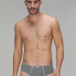 AMUL COMFY Pack Of 2 Pure Cotton Mid-Rise Basic Briefs AC-CBRIIE-LB-SG-S-2PC image 5