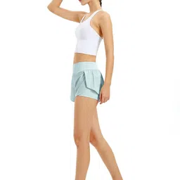 JC Collection Women Loose Fit Training or Gym Fashion Shorts image 2