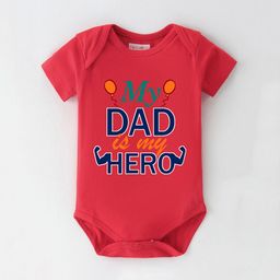 BLUSHES Infants Father's Day Theme Printed Pure Cotton Bodysuit-picture-25