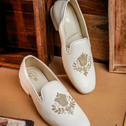 NR By Nidhi Rathi Men Embroidered Derbys-picture-41