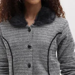 The Roadster Life Co. Front Open Shawl Collar Sweater image 5