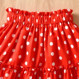 INCLUD Girls Printed Top with Skirt image 3