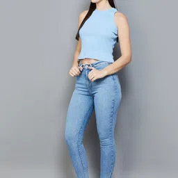 Xpose Women Comfort Slim Fit High-Rise Stretchable Jeans-image-51