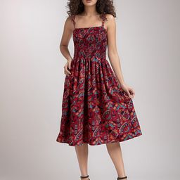 Moda Rapido Women Floral Print Maxi Midi Dress-picture-3