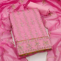 SAINOOR Embroidered Unstitched Dress Material-picture-36