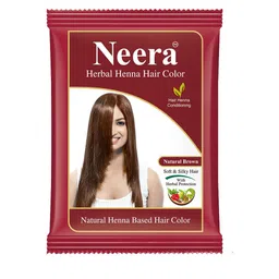 Neera Set Of 20 Herbal Henna Based Hair Color - 15 g Each - Natural Brown image 4