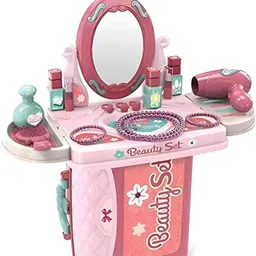 kettoby 3 in 1 Beauty Set for Kids Girls ,Make Up Suitcase Kit Beauty Set for kids-picture-17