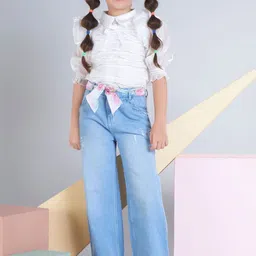 Peppermint Girls Mid-Rise Straight Fit Trouser image 2