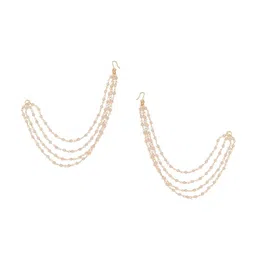 Anouk Gold Plated Pearls Beaded Layered Classic Ear Chains image 4