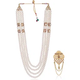 JIYANSHI FASHION Men Gold Jewellery Set-picture-20