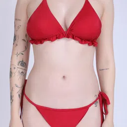 WOMAN IN YOU Halter Neck Swim Bikini Set image 5