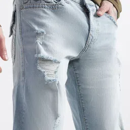 True Religion Men Big T Geno Slim Fit Mildly Distressed Heavy Fade Jeans image 3