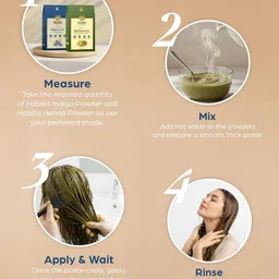 HABIBS Set Of 3 Indigo Powder Natural Hair Color- 100 g Each image 4