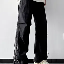 KPOP Men Striped Original Regular Fit Trousers-picture-21