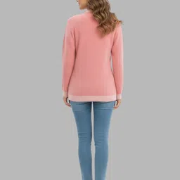 Gouri Women Round Neck Embroidered Long Sleeves Cardigan image 4