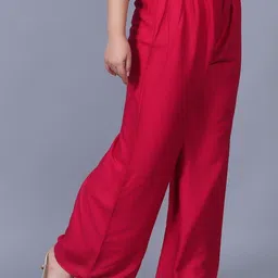 HouseOfTheSukh Women Flared Parallel Trousers image 4