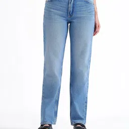 LOVEGEN Men Straight Fit Mid-Rise Light Fade Jeans-image-7