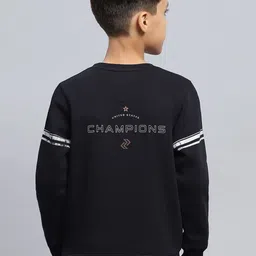 Monte Carlo Boys Printed Pullover Cotton Sweatshirt-picture-57