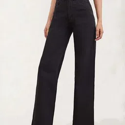 AngelFab Women Straight Fit High-Rise Stretchable Jeans image 2