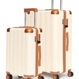 Assembly Iris Set Of 2 Textured Hard-Sided Trolley Bag image 3