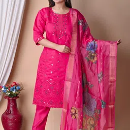 kgn fashion Cotton Silk Blend Women Churidar image 1