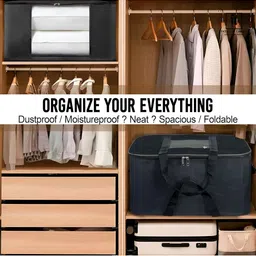 Fashion Throw Black Set of 8 Reusable Handbag Organisers image 2