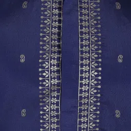 PulseIQ Men Geometric Embroidered Jacquard Kurta image 4