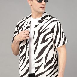 Hancock Men Animal Opaque Printed Casual Shirt-picture-12