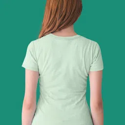 Moda Rapido Women Bio Finish Typography Printed Round Neck Cotton T-shirt image 4