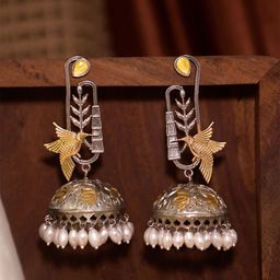 NAMAN ARTS Contemporary Jhumkas Earrings-picture-38