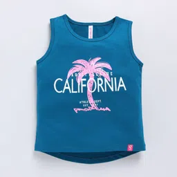 Ginie Girls Printed Cotton Vest-image-53