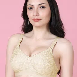 SHYAM SONS FLAIR Pack Of 3 Floral Printed Full Coverage Non-Padded Bra image 5