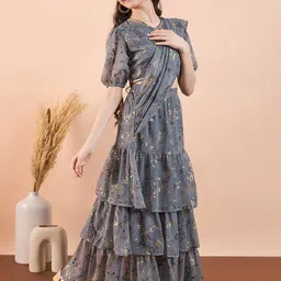 Stylo Bug Girls Printed Ready to Wear Lehenga & Blouse With Dupatta image 4