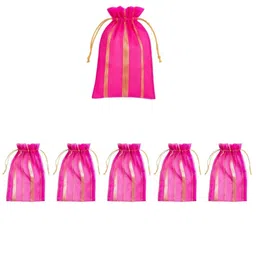 YELONA Pink Set of 5 Reusable Multi-Utility Organisers image 5
