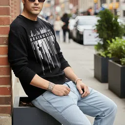 Moda Rapido Men Graphic Printed Sweatshirt image 4