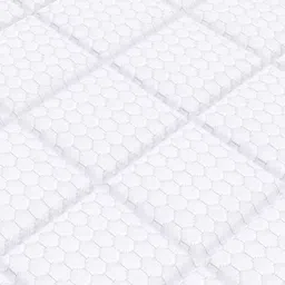 USHA SHRIRAM Grey & White Quilted Cotton Orthopedic Single Size Mattress image 2