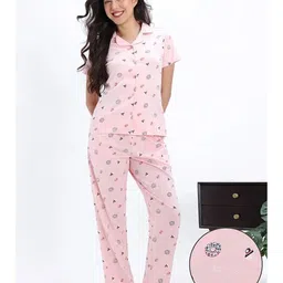 Zivame Women Printed Night suit-image-92